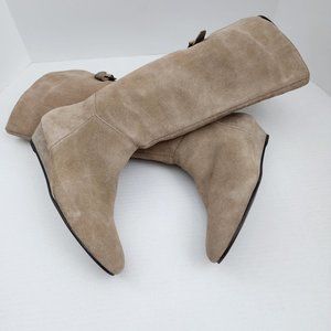 Steve Madden wedge suede tall boots
